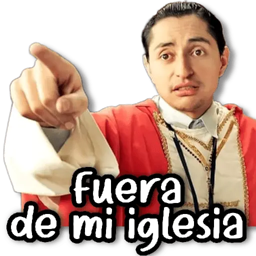 fuera de mi iglesia