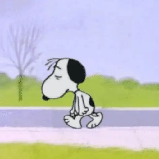 🫐☔ SNOOPY Triste ☔🫐 2