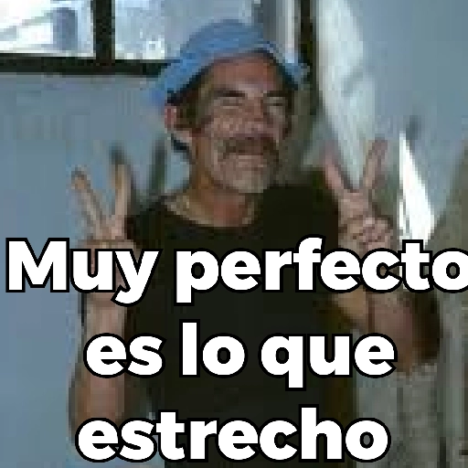 Muy perfecto es lo que estrecho