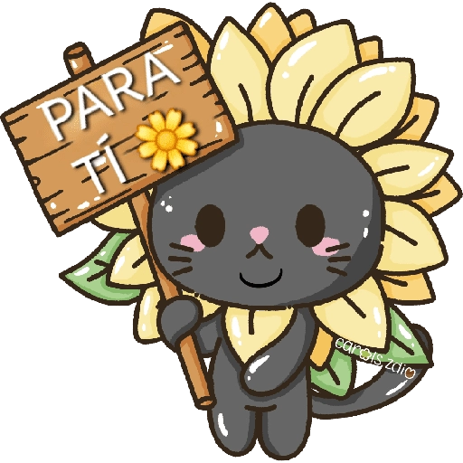 Flores amarillas michi cute🌼🌻 11
