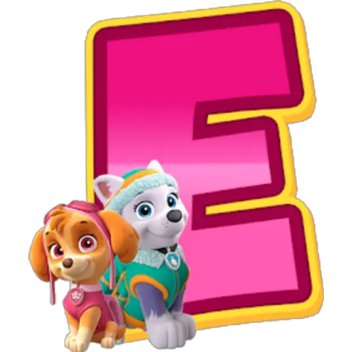 Letras ♡ Paw Patrol 20
