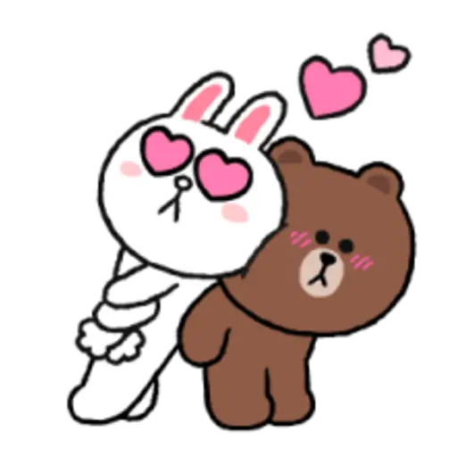 LINE FRIENDS Max Love Stickers 14