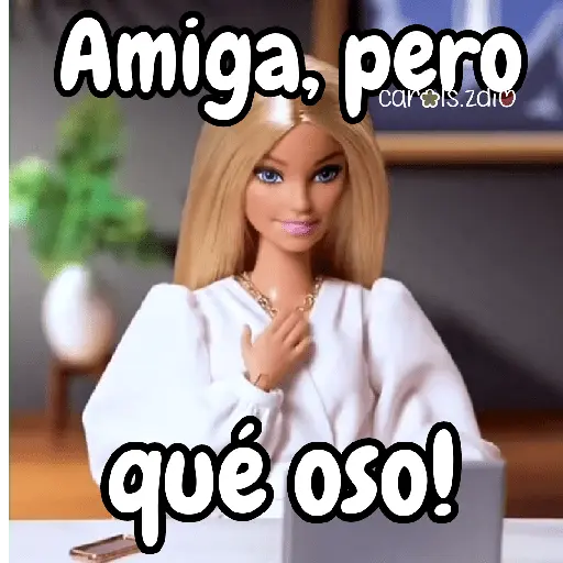 Barbie para contestar 👗🎀💅 14