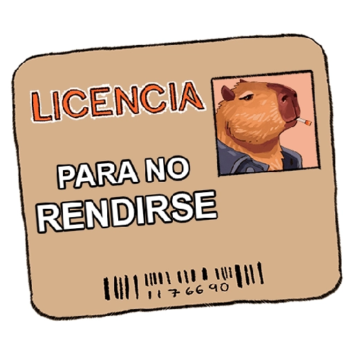 LICENCIA PARA NO RENDIRSE 1176690
