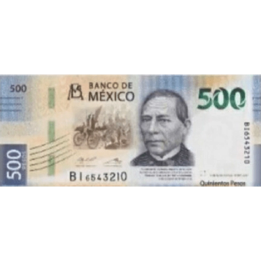 dinero de México uwu 4