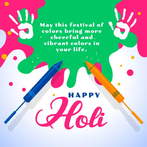 May this festival of colors bring more ⚫cheerful and. vibrant colors in your life. HAPPY Holi