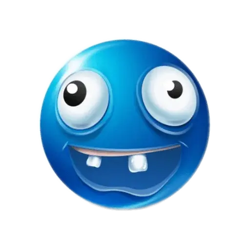 Emoji azul 🔵 21
