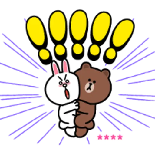 Brown & Cony Custom Stickers 16