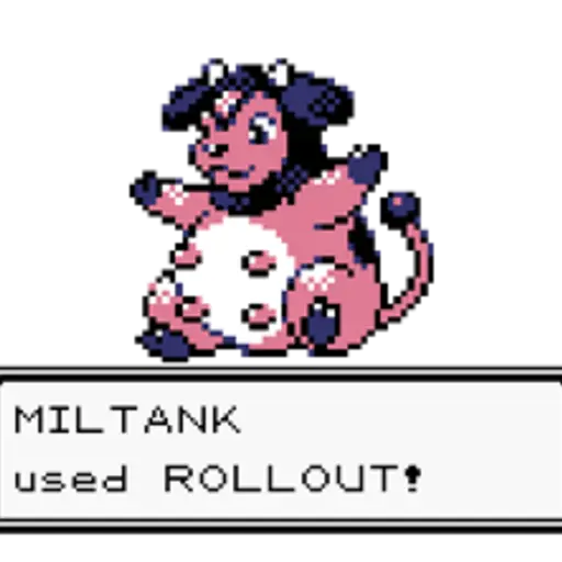 MILTANK used ROLLOUT!