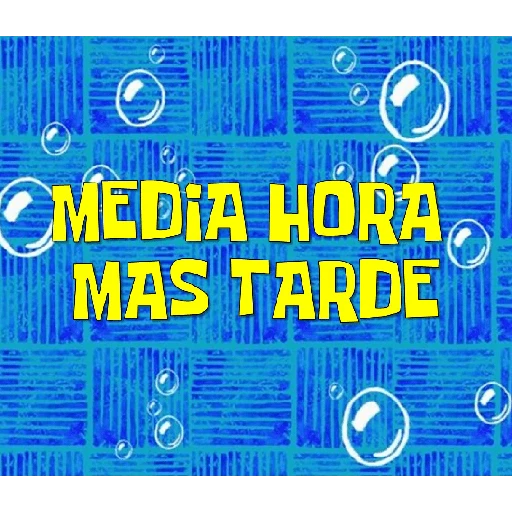 Tarjetas de Tiempo Bob Esponja 🤪🕝⏰📅🗓️