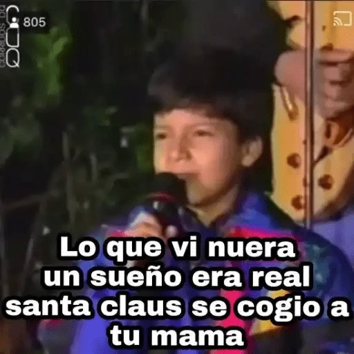 Santa Claus le dio un 💋 a mamá 9