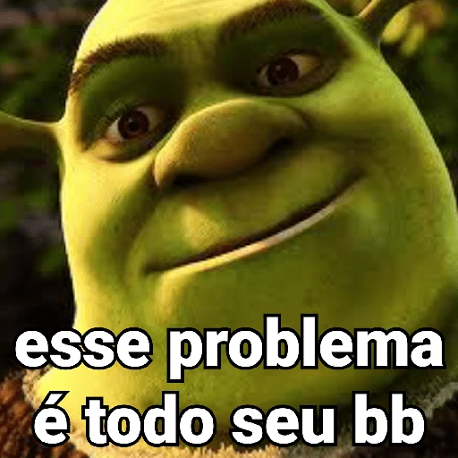 esse problema é todo seu bb